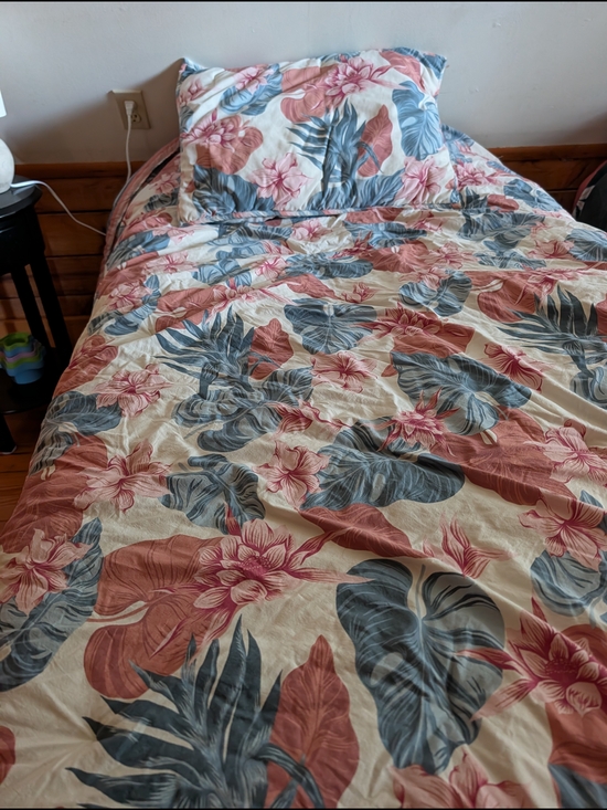 Pottery Barn Teen Other - Pottery Barn Teen Tropical Floral Cotton Comforter Set Twin/Twin XL